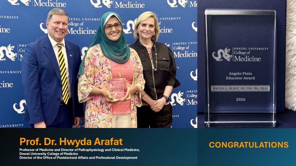 Drexel Professor Receives Prestigious Angelo Pinto Educator Award 2026 for Transforming Medical Education