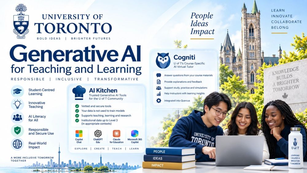 University of Toronto: Advancing Teaching and Learning with Generative AI