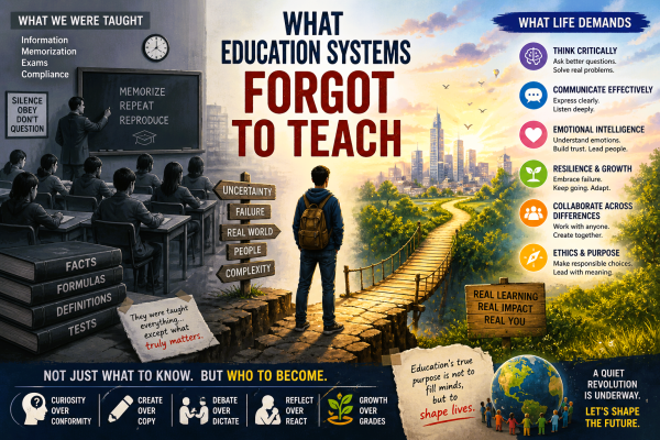 What Education Systems Forgot To Teach?